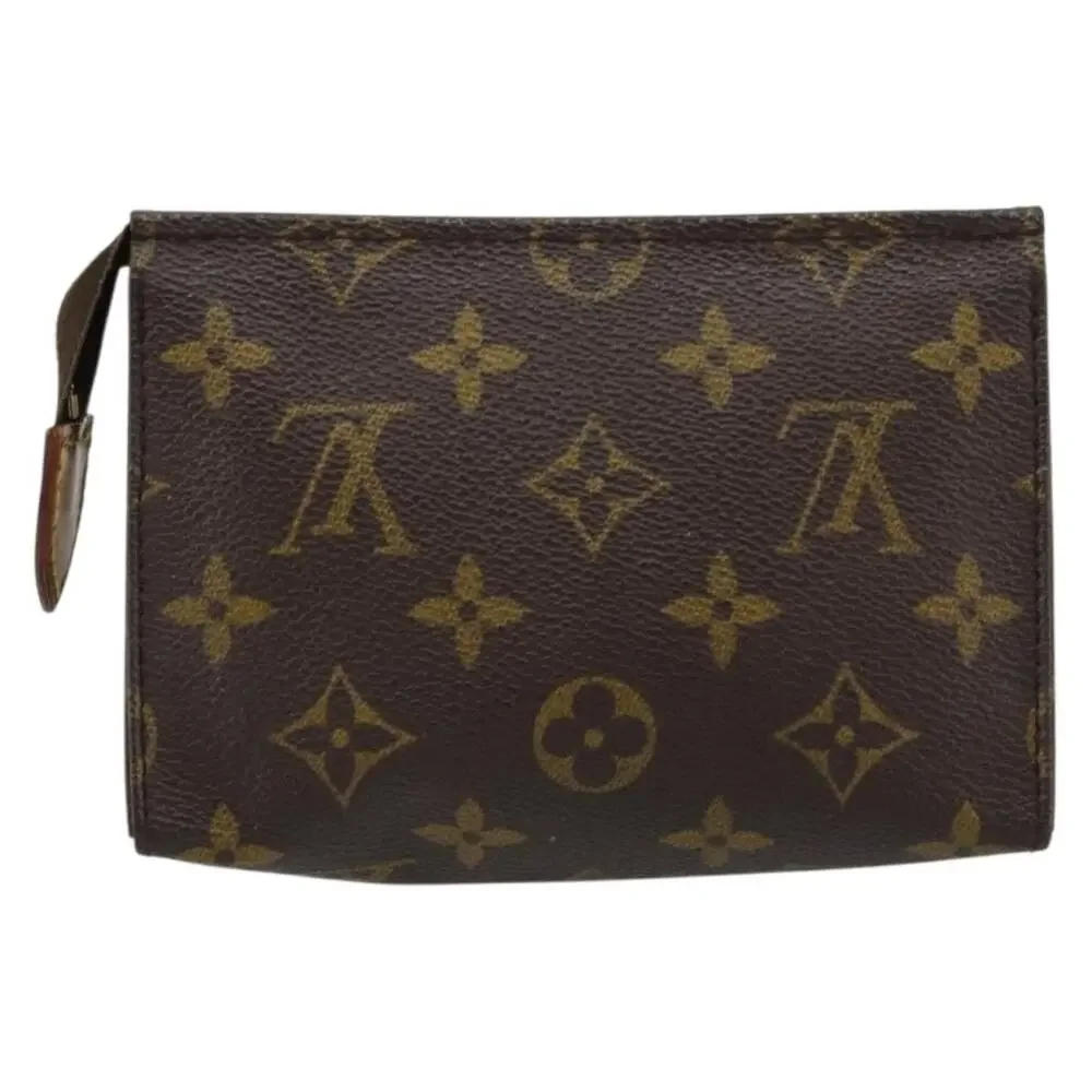 Louis Vuitton Monogram Poche Toilette 15 Pouch Brown